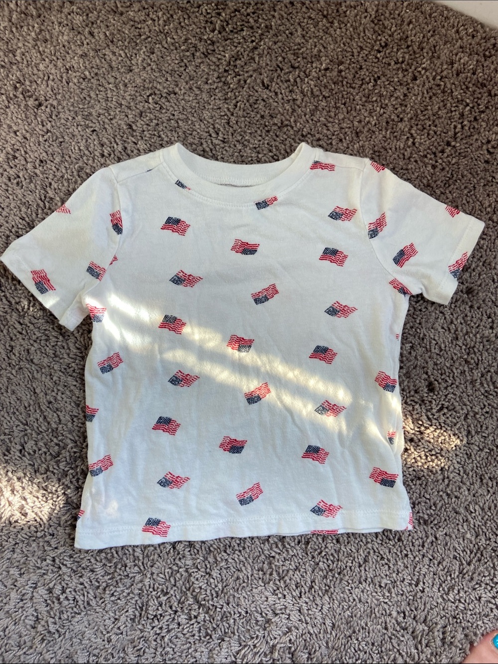 Old Navy 3T American Flag tee